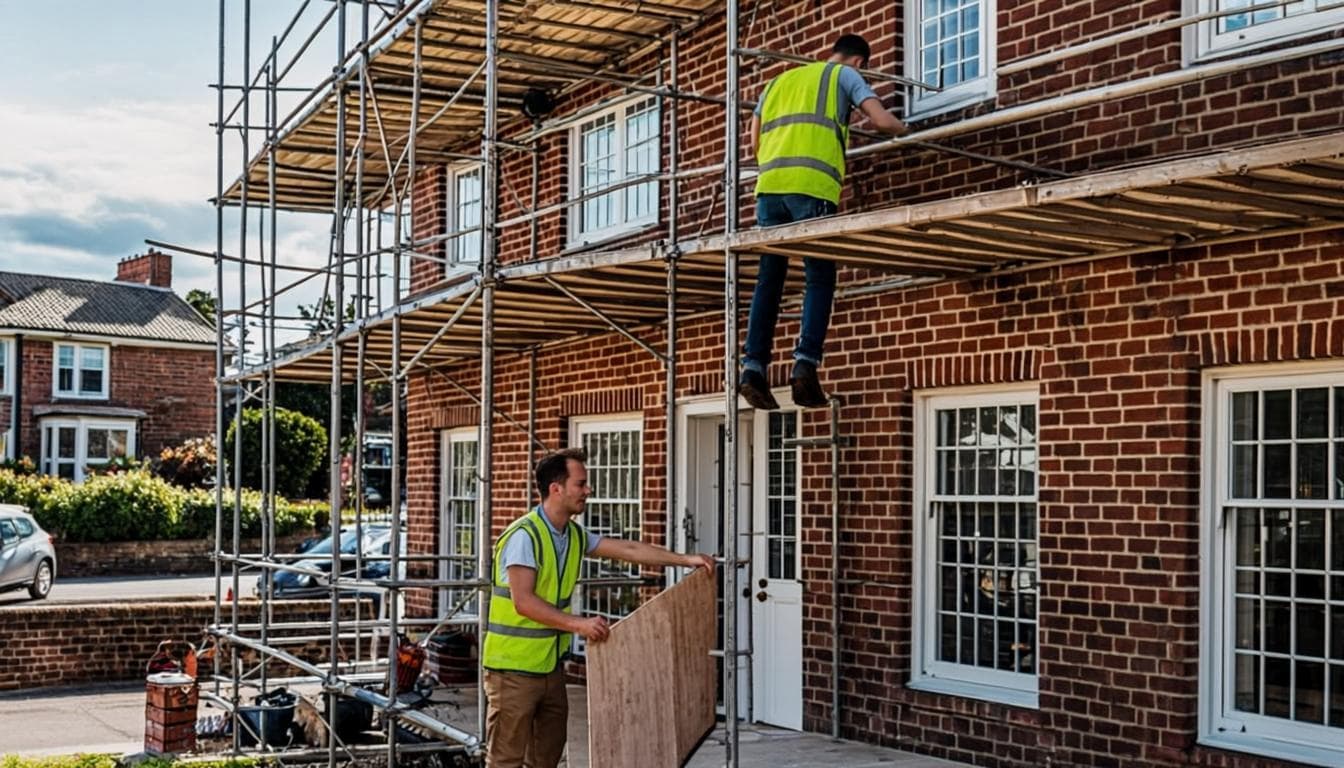Kams Construction team on site